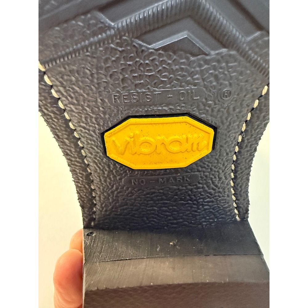 NEW Justin Mens 12 wide Black Leather Western Cowboy Boots country USA - Picture 6 of 11